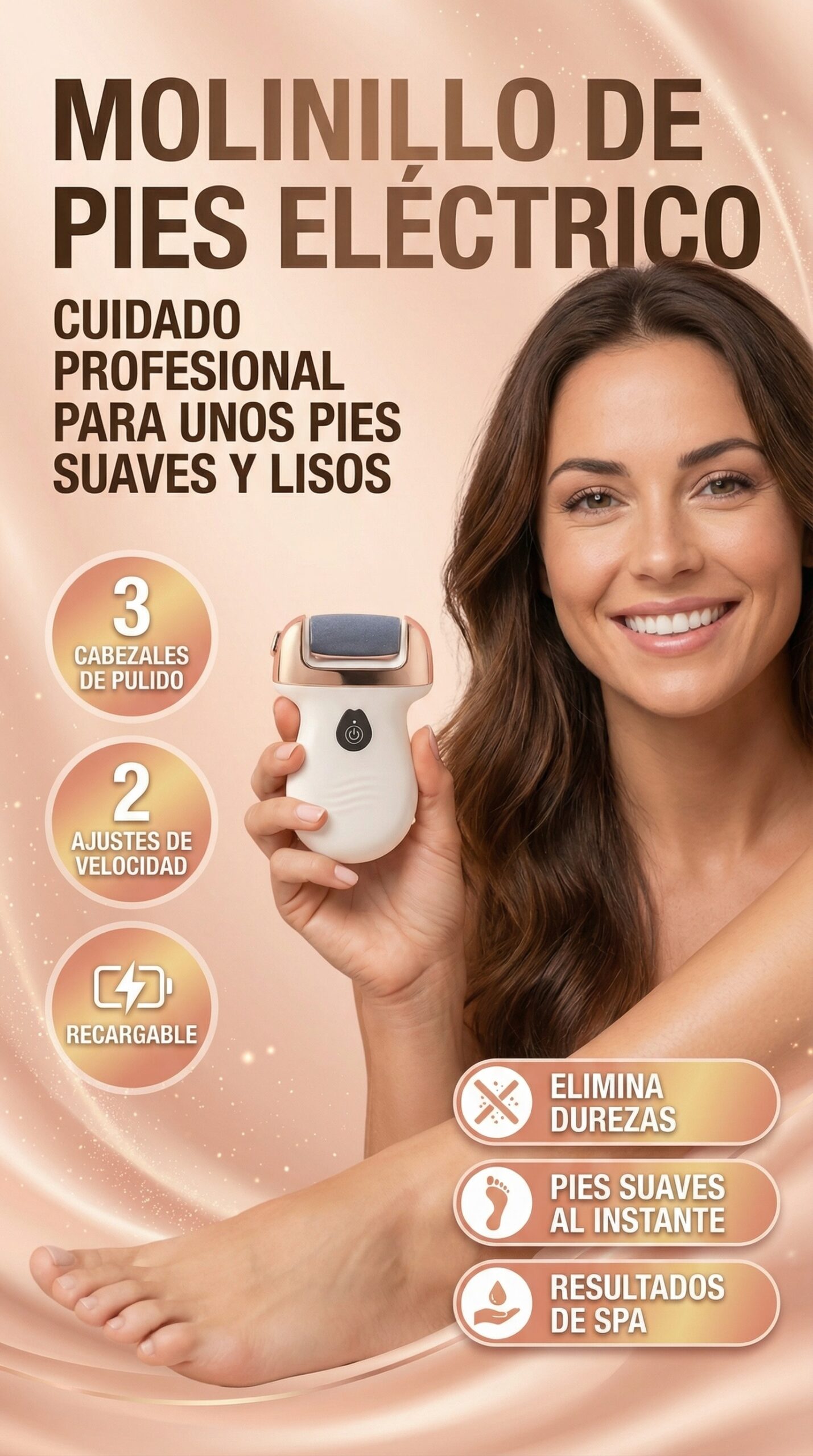 M - NEW * LIMA RECARGABLE PARA CALLOS - Imagen 2